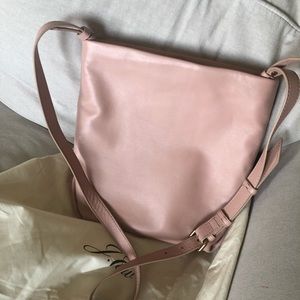 J Crew Oslo leather bucket bag